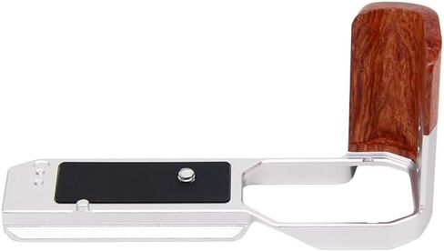 Wooden Handle Special l-Shaped Board is Suitable for Nikon ZF Camera DSLR Somehow Extend Accessories arca Swiss Tripod (Silver) in Saudi Arabia