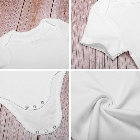 Nana And Poppy Love Me Romper for Boys Short Sleeve Baby Girl Clothes Neutral White Boys Baby Clothes 0-3 Months in Kuwait