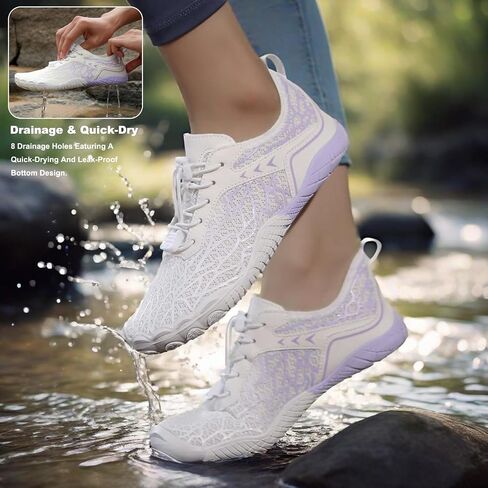 Hike Barefoot Shoes Womens Men,Unisex Barefoot Water Shoes Breathable, Anti-Slip Hiking Footwear for Athletic Wide Toe Shoe Footwear for Hiking, Walking, Running, Yoga, and Water Sports in Saudi Arabia