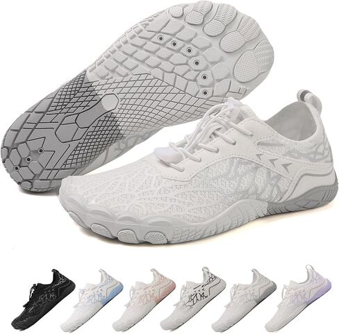 Hike Barefoot Shoes Womens Men,Unisex Barefoot Water Shoes Breathable, Anti-Slip Hiking Footwear for Athletic Wide Toe Shoe Footwear for Hiking, Walking, Running, Yoga, and Water Sports in Saudi Arabia