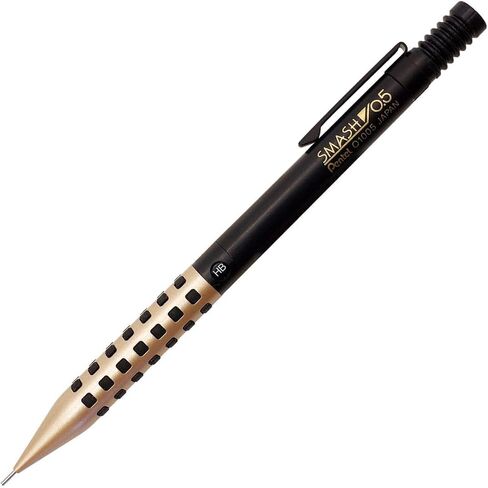 Pentel Smash Q1005-GMKS Kiji Shoji Pentel Smash Mechanical Pencil, 0.02 inches (0.5 mm), Gunmetal Full Body, Limited Color in Saudi Arabia