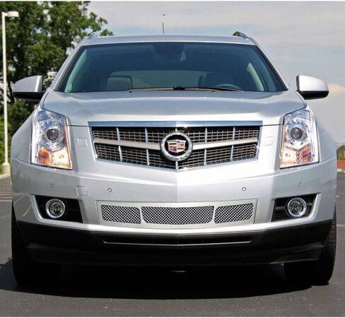 APS متوافق مع Cadillac SRX 2010-2015 المصد السفلي من الفولاذ المقاوم للصدأ شبكة سوداء إدراج S18-H92957A in Kuwait
