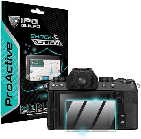 IPG ProActive Made for Fujifilm X-T50 Display 9H Hardness Screen Protector (2 Units) Smooth Glass Touch Ultra Responsive High Clarity Anti Scratch Smudge & Shock Proof for FujiX-T50 in Kuwait