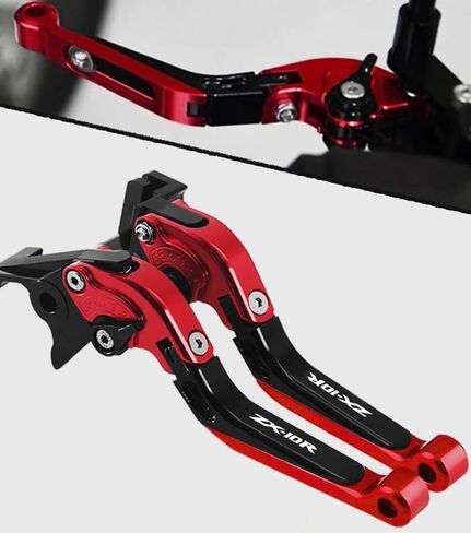 for Kawasaki ZX10R ZX-10R 2021 2022 2023 Motorcycle Brake and Clutch Levers Modified Parts Motorbike Adjustable Foldable Extendable Brake Lever (Black, ZX-10R 2021-2023) in Saudi Arabia
