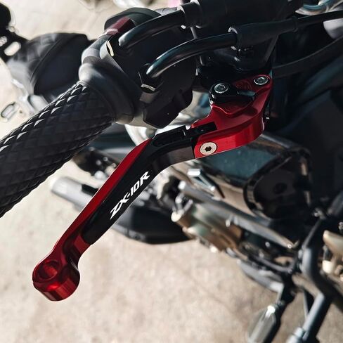 for Kawasaki ZX10R ZX-10R 2021 2022 2023 Motorcycle Brake and Clutch Levers Modified Parts Motorbike Adjustable Foldable Extendable Brake Lever (Black, ZX-10R 2021-2023) in Saudi Arabia
