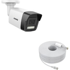 ANNKE C500-5MP Outdoor PoE Security IP Camera with Mic/Audio, 2.8mm Lens (116° FOV), 100 ft Night Vision, IP67 Waterproof, Smart Motion Alerts, RTSP, Surveillance Bullet Cam with SD Card Slot