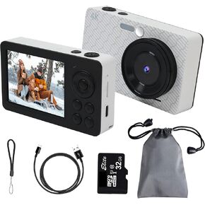 2.8 in Digital Camera,FHD Kids Camera,48 MP Compact Camera for Kids with 16X Zoom Anti Shake,Auto Focus, Video Recording Function,mini Camera Suitable for Boys Girls Teenagers Gift