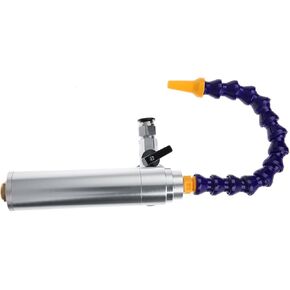 160MM Mini Vortex Cold Air Gun Dry Cooling Airflow Machine With Flexible Tube for Machine Tool Head/Welding/Cutter tools/Electronic Components cooling(with insulated pipe)