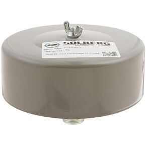 Solberg F-15-075™ Inlet Compressor Air Filter, 3/4" MPT Outlet, 4" Height, 6" Diameter, 25 SCFM, Made in the USA