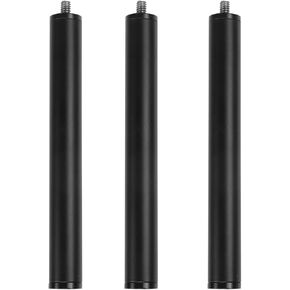 Camera Ground Spike Stake Mount Extension Pole, 6.1 inch, 1/4" Threaded (3 Pack)
