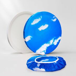 12" Ceiling Light Cover, 1 Pcs Flush Mount Light Fixture Cover, Fabric Ceiling Light Fixture Cover, Light Filters for Bedroom, Kitchen, Hallways/Entryways, Office, Basement (Nebula)