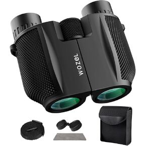 10x25 Compact Binoculars for Adults - High Powered Small Binoculars for Kids - Mini Binoculars for Hunting Bird Watching Stargazing Cruise Ship Travel Hiking Opera