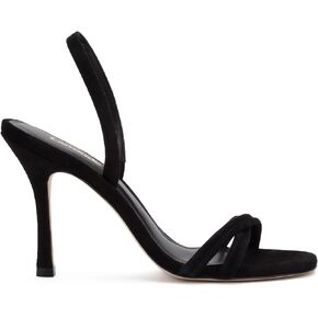 Larroudé Annie Sandal In Black Suede