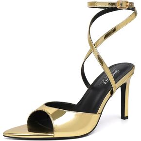 Susanny Strappy Heels for Women High Heels Sandals Open Toe Ankle Strap Lace Up Heels Stiletto Sexy Pumps Wedding Guest Party Evening Prom Dance Dress Shoes