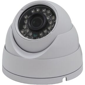 SPT Security Systems 11-CVD36W 720P HDCVI Dome Camera, 3.6mm Lens, IP66, DC12V, 60' Night Vision, (White)