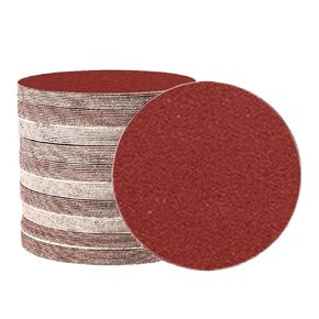 3-Inch Alumina Sanding Disc - Sander Attachment Disc for Polishing and Grinding, Hook and Loop Sandpaper, 40 to 2000 Grit, Perfect for Woodworking Tasks (Red, 3 Inch, 240, Fine)