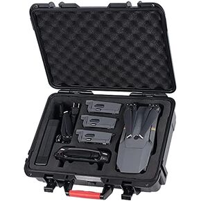 Smatree Waterproof Carrying Case with Multi Battery Charger Compatible for Mavic Platinum/DJI Mavic Pro Mavic Fly More Combo