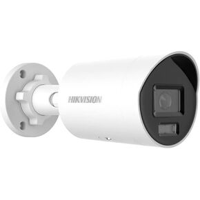DS-2CD2043G2-LI2U 2.8mm 4MP Acu-Sense Smart Hybrid Light Bullet IP Camera with Dual Mic, VCA, Human/Vehicle Detection, 131ft Smart Color Night Vision, Upgrade DS-2CD2043G2-IU, Compatible for Hikvision