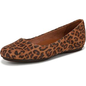 Naturalizer Womens Maxwell Ballet Flat Cheetah Print Suede 7 M