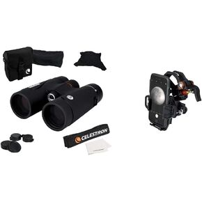 Celestron Trailseeker ED 8x42 Binoculars with NexYZ 3-Axis Universal Smartphone Adapter