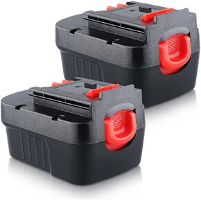 4800mAh HPB14 Batery NI-MH Replacement for Black and Decker 14.4v Battery FSB14 FS140BX A1714 499936-34 499936-35 BD1444L Compatible with Black and Decker 14.4V Battery Cordless Power Tools