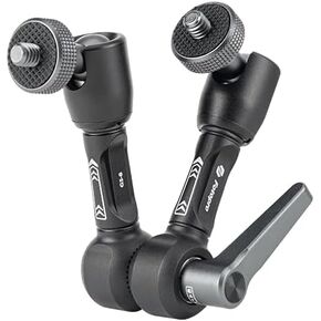 Fotopro 7 Inch Magic Arm Both 1/4 Inch Thread Screw Adjustable Articulating Magic Arm for Tripod Monitor LED Light Microphone Super Clamp GS-8