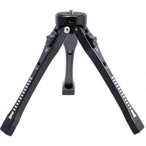 FocusFoto Dual-Purpose Panoramic Ball Head with Cold Shoe Adapter - 360° Rotation & 90° Tilt Mini Tripod Ballhead Mount, 1/4"-20 to 3/8"-16 Screw with Scale Markings for Camera/Lighting/Smartphone