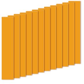 12pcs Zero Clearance Tape for Miter Saw Woodworking Tape Table Saw Accessories for More Accurate Cuts Zero Clearance Insert for Positioning Wood Cutting Self Adhesive Strips 2 X 14 Inch, Yellow