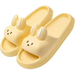 Cute Cartoon Rabbit Bath Slippers - Soft Bottom Indoor Home Slippers for Women, Comfy House Shoes for Bathroom