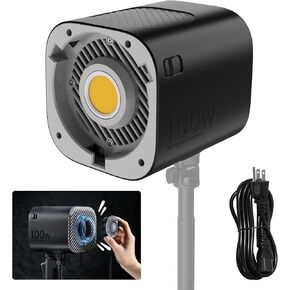 Ulanz 100W COB LED Video Light and MT-79 Extendable Light Stand