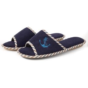 Men Women's House Slippers Memory Foam Cozy Spa Thong Flip Flops Indoor Slippers Velvet Lining Lightweight Open Toe Room Sandals for All Season US7-12