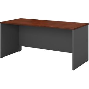 Bush Business Furniture Series C Credenza Desk, Computer Table for Home or Professional Office, 60W x 24D, Mocha Cherry