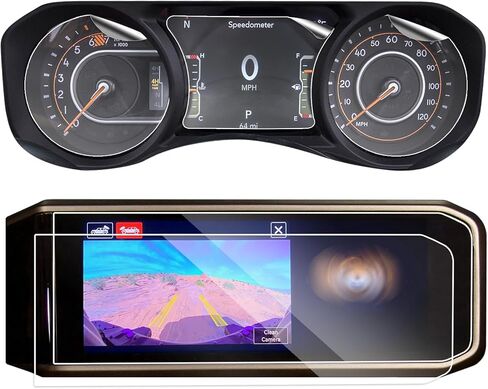 5Pack 2023 Wrangler Screen Protector for 2018-2023 Jeep Wrangler Rubicon Sahara 2020-2023 Gladiator Screen Protector for 2023 Wrangler Accessories 2022 Wrangler Gladiator 8.4Inch in Kuwait