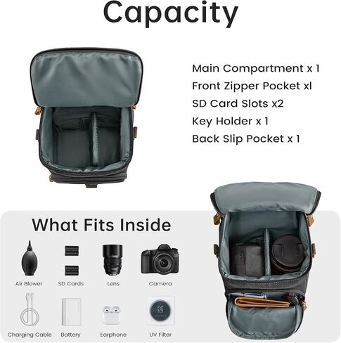 كيس كاميرا S-Zone صغير DSLR SLR المرآة قماشية مقاومة للماء Crossbod in Kuwait