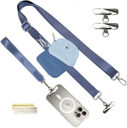 مقطع S & Loyoe و GO حزام للهاتف مع محفظة Crossbody Phone Lanyard حزام قابل للتعديل مع محافظ معصم قابلة للفصل in Kuwait
