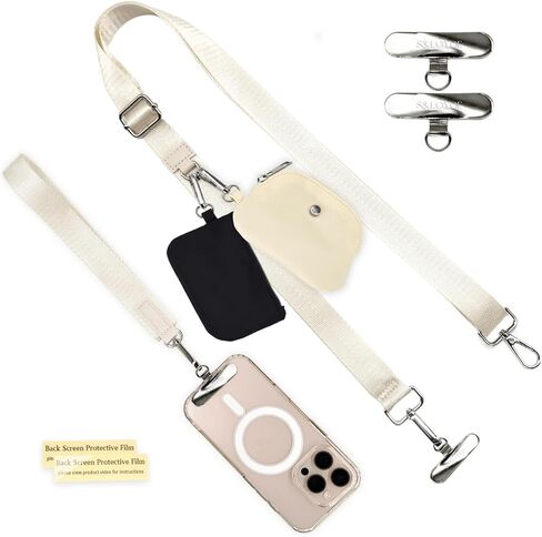 مقطع S & Loyoe و GO حزام للهاتف مع محفظة Crossbody Phone Lanyard حزام قابل للتعديل مع محافظ معصم قابلة للفصل in Kuwait