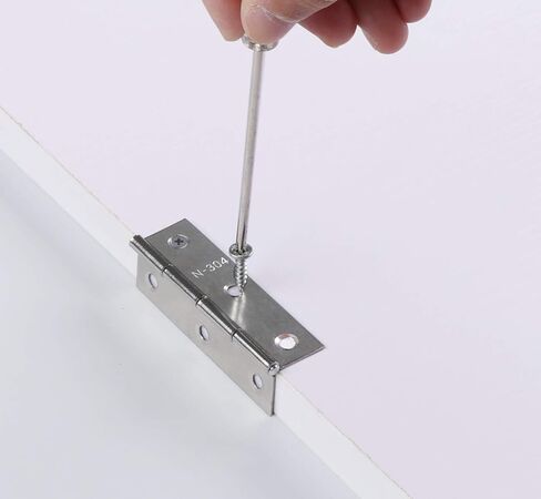 مفصلات الأبواب ، 8 أجهزة كمبيوتر مفصلية 2.95 بوصة ، مفصلات من الفولاذ المقاوم للصدأ للأثاث المنزلي الخشبي ، باب الشعح ، أجهزة باب الحظيرة ، مفصلات باب الخزانة مع 60 مسامير ، للنافذة ، خزائن ، صناديق خشبية in Kuwait