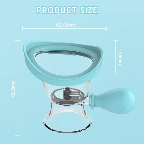 Eye Wash Cup Portable Eye Cleaner Kit Silicone Manual Air Pressure Eye Flush Rinse Cups with Storage Container Eye Washer Bath Kit Cleaning Makeup Dust Irritants Soothing Eyes(Light Pink) in Kuwait