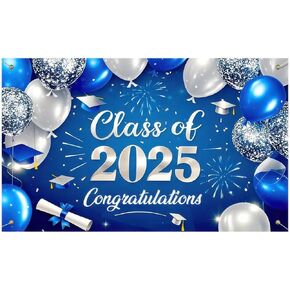 Preschool Graduation Banner Graduation Backdrop Graduation Decorations Graduation Yard Signs Class Of 2025 71x43 Inches Preschool Graduation Party Decorations Class of 2025 Banner