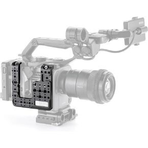 Tilta Side Mounting Plate Compatible with Sony FX6 Cage | Mount via Cold Shoe, 1/4"-20 and 3/8"-16 | Modular Design | Lightweight | Includes Camerra Index Tags