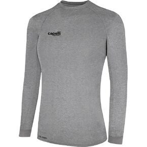 Capelli Sport Women's Workout Top, Long Sleeve Crew Neck Exercise Training Jersey