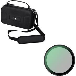JJC Carrying Case Bag & CPL Circular Polarizer Filter for DJI Osmo Action 5 Pro/Action 4/Action 3 Adventure Combo, Osmo Action Travel Accessories