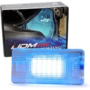 iJDMTOY مجموعة مصابيح منطقة الحمولة فائقة السطوع 2 وات عالية الطاقة من زينون أبيض LED بالكامل متوافقة مع BMW 3 5 6 7 Series X1 X5 MINI، مدعومة بثنائيات LED 24-SMD وخالية من الأخطاء في CAN-bus