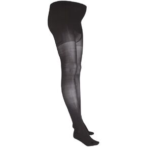 NuVein Sheer Maternity Compression Pantyhose, 15-20 mmHg Support, Lightweight Denier Nylons, Beige, Queen
