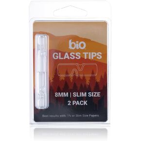 BIO Glass 'The Tube' 2 Poke Glass Tips, 10mm - 75 Count