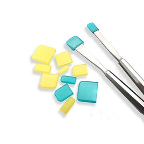 100PCS Surgical Instruments Tip Protection Caps,Hemostat Tip Cap,Double Microforceps Tip Cap,Prevents Wear and Tear of Surgical Instruments,Avoiding Scratches from Instruments(3.18x25mm)