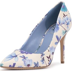 Vince Camuto Women's Savilla Pump, Trellis Blue Floral, 6
