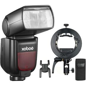 GODOX TT685II-N Flash for Nikon Speedlight Camera Flash TTL Speedlite High-Speed Sync with Godox S2 Speedlite Bracket, 2.4G Wireless X System Compatible for Nikon Flash