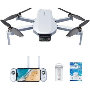 Potensic ATOM 3-Axis Gimbal 4K GPS Drone, Standard Kit Bundle with 1 Potensic 128GB Micro Memory Card