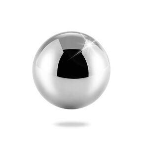 NEWTRY Impact Test Steel Ball (500g±10g) Solid Test Steel Ball 2" Chrome Steel Bearing Ball Destructive Impact Test of Bearing Ball Impact test of electric appliance shell (with ring)